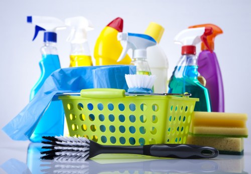 Cleaner preparing a Harrow guest property for same-day turnover