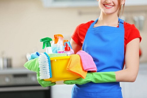 Professional house clearance team working in a Harrow residential property
