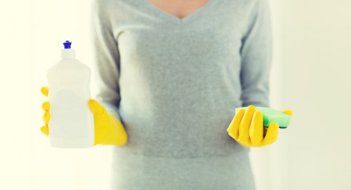 Local cleaners preparing a Harrow property for deep cleaning
