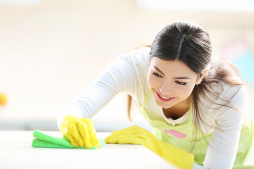 Documented cleaning complaint notes on a clipboard